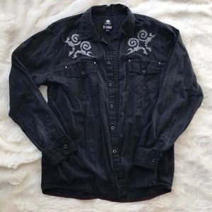 Rock n Roll/western button down